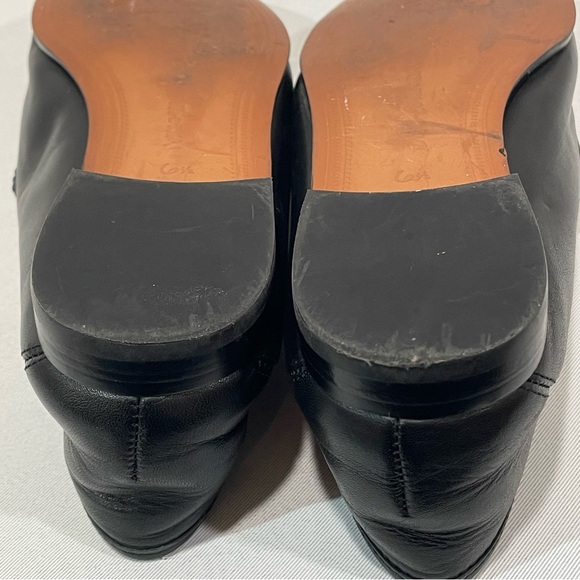 Sam Edelman 6.5 Leather Loafer Loraine Horse Bit  Black Flats - Picture 10 of 15